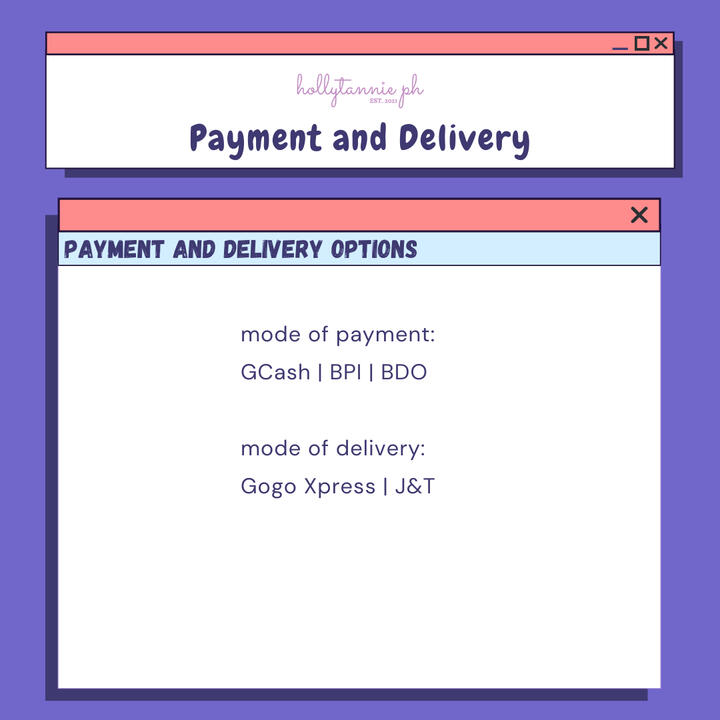 payment and delivery